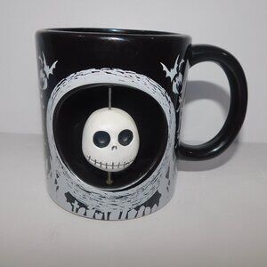 The Nightmare Before Christmas Jack Skellington Spinning Head 20 oz Black mug